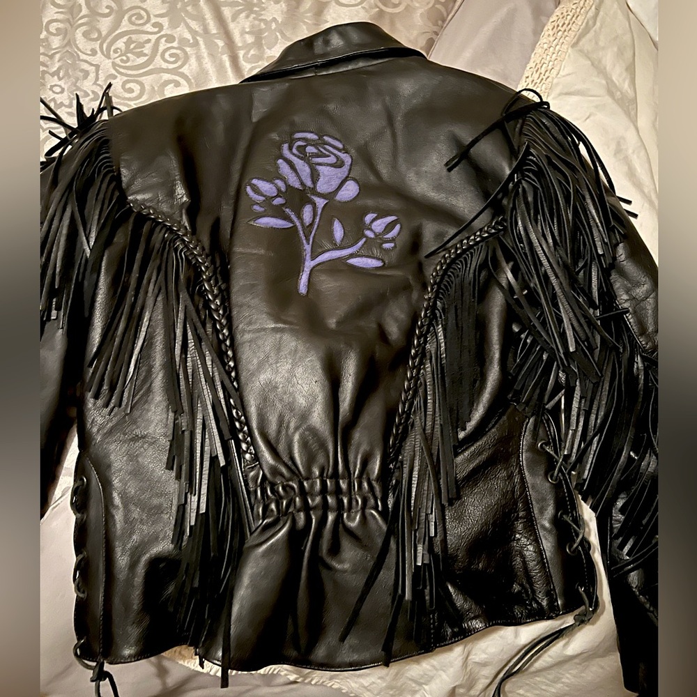 Vintage UNIK Genuine Leather Apparel Thinsulate Biker Jacket (SM)